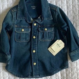 Baby Gap western-style denim shirt 6-12mo